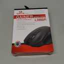 Redragon M656 Gainer Wireless Gaming Mouse, 4000 DPI 2.4Ghz Wireless Mouse w/ 5 DPI Levels, 7 Macro Buttons, Red LED Backlit & Pro Software/Drive Supported, for PC/Mac/Laptop