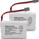 GEILIENERGY BT446 BT-446 Phone Battery Compatible with Uniden BBTY0503001 BT-1004 BT-1005 GE-TL26402 BT-504 CPH-488B 3.6V 800mAh (2 Pack)