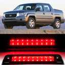 Cxdar Third 3rd Brake Light LED for 2006-2014 Honda Ridgeline, High Mount Rear Brake Lights Assembly for 06-14 Ridgeline, Waterproof Center Cab Lamp Stop Light (Black)