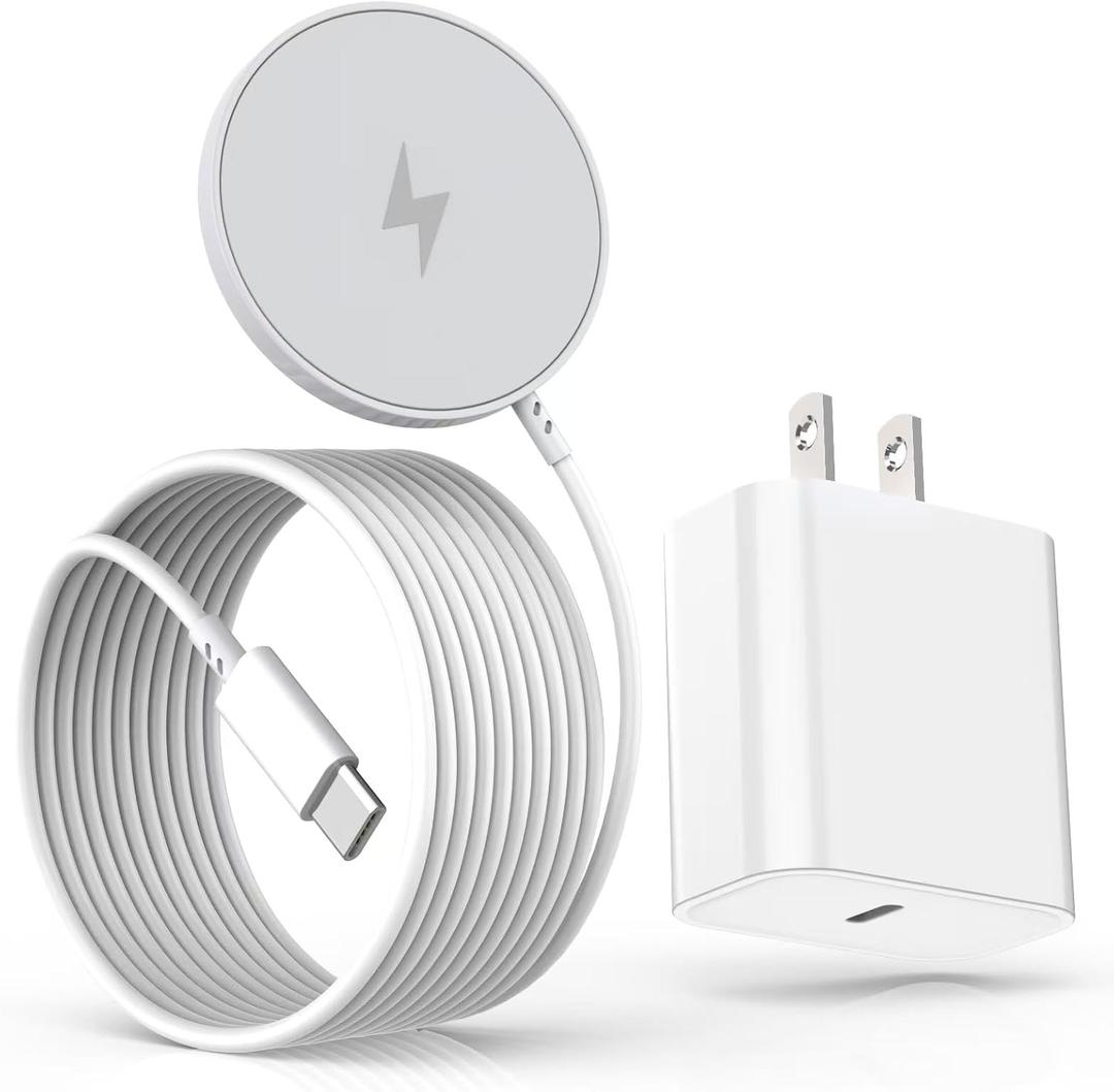 Magnetic iPhone Wireless Charger,10FT Fast Charging Apple Mag Safe Charger Wireless Charging Pad for iPhone Air/17 Pro Max/16 Pro/16 Plus/15 Pro/14/13/12/11/AirPods 3/Pro 3/2 Phone Mag safe Charge Pad