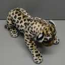 19 Inch Stuffed Animal Tiger Leopard Lion Cheetah Valentines Plush Toys for Girls Boys Realistic Wild Jungle Animals Toys Birthday Valentine's Day Gifts (Leopard)