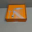 10 inch Rain Shower Head with Handheld Spray Stainless Steel, High Pressure Square Rainfall Showerhead Combo with 6 Handheld Sprayer, Detachable Shower Heads Waterfall Shower for Bathtub (Silver)