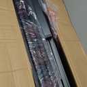 NKZ 22 Inch King Size Bed Frame, Metal Bed Frame & Box Spring 2 in 1 Platform with Round Corner Legs, 4000Lbs Heavy Duty Metal Frame, Mattress Slide Stopper, Headboard Hole, Noise-Free, Easy Assembly