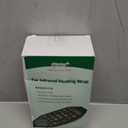 UTK Vibrating Far Infrared Heating Pad for Back Pain Relief, Hot to 159, Lower Back Massager Gift for Women Men, FSA-HSA Eligible, 3 Vibration, 16 Timers Auto-Off, 20 Jades, 35-55" Adjustable Size