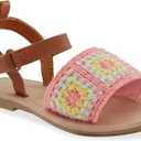 Carter's Unisex-Child Kaida Sandal (4 Toddler, Brown/Pink)