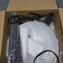 PESRAE Floor Lamp, Remote Control with Stpeless Color Temperatures and Brightness, Torchiere lamp for Bedroom, Living Room, Bulb Included (Matte Black)