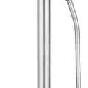 Alpine Industries Countertop Paper Towel Holder - Stainless Steel Kitchen Napkin Roll Dispenser Stand for Home, Office, Bathroom (Steel-Lite) (Medium)