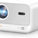 [Sound by JBL & High Brightness] Yaber Projector with WiFi and Bluetooth, Projector 4K Support, Auto Focus/Keystone Correction, 3D Sound Movie Proyector, Portable projector for Home & Outdoor