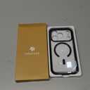 Miracase Magnetic for iPhone 17 Pro Case 6.3" [Compatible with MagSafe] Full-Body Phone Case with Built-in Glass Screen Protector & Camera Control,Drop Proof iPhone 17 Pro Cover, Clear Black