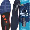 WalkHero Plantar Fasciitis Relief Insoles - Orthotics Inserts, Shoe Insoles Arch Support Flat Feet Inserts Work Boot Insoles for Standing All Day Mens 11-11.5 | Womens 13-13.5 (Grape Purple)