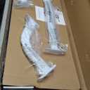 Power Tower Pull Up Bar and Dip Station, Multi-Function Home Gym, Strength Training Fitness Equipment, Height Adjustable (White)