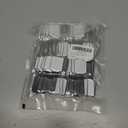 80 PCS Hook and Loop Cable Ties Self Adhesive Under Desk Cable Management Cables Clip Reusable Cord Organizer Adhesive Wire Straps Cord Holder for Electronics Home Office