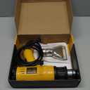 SEEKONE Heat Gun 1800W 122-120250- 650Fast Heating Heavy Duty Hot Air Gun Kit Variable Temperature Control Overheat Protection with 4 Nozzles for Crafts, Shrinking PVC, Stripping Paint(5.2FT)