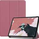 Tablet Cover for Apple iPad Pro 12.9 3rd Generation(2018 Release),Folio Stand Lightweight Leather Case for Apple iPad Pro 12.9" Gen 3th A1876 A2014 A1895 A1983 (KST-Dark red)