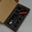 Bike Light Set for Night Riding,Bright Rechargeable Bicycle Headlight Set High Beam Low Beam,USB LED Bicycle Light,Waterproof Bike Headlight and Taillight for Adult Kid Mountain