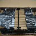 Ulif E12 Clothes RackHeavy Duty Freestanding Garment Rack with ShelvesMetal Clothing Closet Storage System for Hanging Clothes71" W x 16" D x 76.5" H, Hold 960 lbs Black