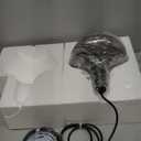 Modern Glass Pendant Light 7.87in Light Grey Glass Shade Black Farmhouse Island Pendant Lights for Kitchen Pendant Lighting Over Sink Bedroom Dining Room