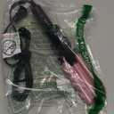 Farery Mini 3 Barrel Hair Waver - Portable Beach Wave Curling Iron for Short Hair, 1/2 Inch Ceramic Crimper with 3 Temp Settings & 30s Fast Heating, Dual Voltage Travel Hair Waver for Women, Pink