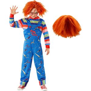 Morph Play Time Killer Costume With Wig Halloween Costumes For Boys Horror Movie Costume Kids Halloween Costumes For Kids (Medium)