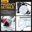 Power Window Regulator with Motor Rear Driver Side Compatible with Acura MDX 2001 2002 2003 2004 2005 2006 Replace# 72750S3VA03 748-558