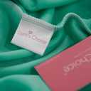 Dani's Choice Impeccable Elastic High Waist A-line Full Flared Swing Skater Knee Length Skirt (Blue, XL)