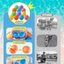 Reusable Water Balloons 12 Pcs, Quick-Fill Summer Water Toys for Pool Parties & Outdoor Beach Backyard Games, Durable Splash Balls for Kids