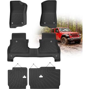 Floor Mat Backrest Liner for Jeep Gladiator JT 2020-2026
