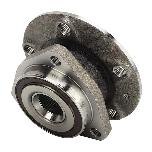 Wheel Bearing Hub Set with Integrated ABS Sensor, 5K0498621A, 5 Rim Holes, Fit for, Ensures Smooth and Safe Wheel Rotation