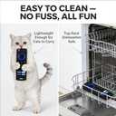 2 x Kitten Chew Toy Black - Durable Indoor Cat Chew Toy, Stops Destructive Chewing