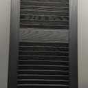 Polaris Homeside Raised Panel Vinyl Shutters (1 Pair) 14-1/2in. x 47in. - 050 Black