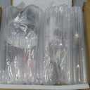 FEMILA Antique Gold Bathroom Vanity Light, 3-Lights Industrial Modern Wall Sconce Bathroom Lighting, Hammered Metal Shade Finish, 4FG59B-3W BG (22")