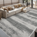 RugOrama Simple Modern Vintage, Area Rug Machine Washable, Soft Floor Carpet Non Slip Non for Living Room Bedroom Home Decor Aesthetic (gray/8x10)