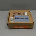 LE TAUCI Slow Feeder Dog Bowls Ceramic, 1.5 Cups Dog Food Bowl, Puppy Slow Feeder Dish for Fast Eaters, Star Yellow