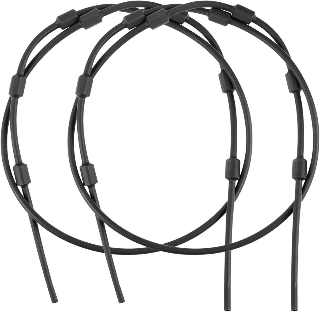 skiguard Treestands Pair of Replacement Cables for Climbing Treestands, Replacement Tree Stand Cables, Durable Steal 65" Treestand Replacement Cables, Hunting Tree Stand Accessories, Black