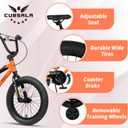 cubsala 12 14 16 18 Inch Kids Bike BMX Style Bicycle with Training Wheels Coaster Brake for 2-10 Years Old Toddlers Boys Girls Multiple Colors