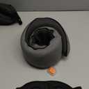 Advanced Memory Foam Neck Travel Pillow, Neck Pillow Airplane with Eye Mask & Ear Plugs, Designed for The Comfort of Travel & Office, Travel Pillow for Plane, Car, Home, Work, Dark Grey