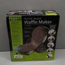 Presto 03510 Ceramic FlipSide Belgian Waffle Maker, Nonstick, Cool Touch Handles, Black