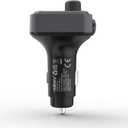 Nulaxy 54W Bluetooth 5.3 Car Adapter Charger 4-Port Fast Charging [PD36W & QC3.0 18W], Wireless Radio FM Transmitter with Deep Bass Player, 5 Colors LED Backlit, Hands-Free Calling, Support USB Drive