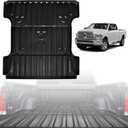 Truck Bed Mat Fit for 2002-2018 Dodge RAM 1500 & 2002-2024 Ram 2500/3500 & 2019-2024 1500 Classic Accessories 6.4FT All Weather Protection TPE Heavy Duty Bed Liners
