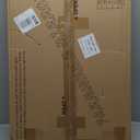 Farmhouse Mirror for Bathroom, White Rustic Vanity Mirror Wood Framed Decrative Mirrors, Barn Door Style Decor Entryway Bedroom 22x30INCH Horizontal