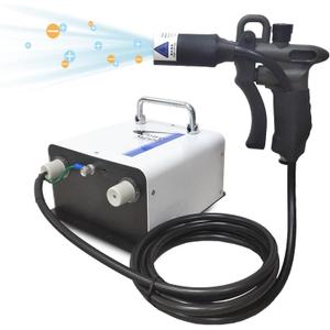 Anti Static Gun, 10KV Antistatic Ion Pure Air Ionizer, WQV Heavy Duty Ionizing Air Gun, with High Voltage Generator for Industrial Electrostatic Elimination Static Electricity Remover (110V)
