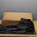 Joyfair Outdoor Camping Chair for Adult, Large Portable Folding Moon Chairs with Carry Bag for Patio Beach, Fishing, Lawn and More Outdoor Sports, 600D Oxford Fabric & Heavy Duty Steel (2, Black)