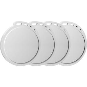 Air Tracker Tags-4 Pack, Bluetooth Tracker, Work with Apple Find My (iOS Only), Smart Tag with Protective Case/Keychain/Lanyard, for Luggage/Key/Suitcase, Replaceable Battery, Waterproof Key Finder