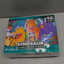 Jumbo Floor Puzzle for Kids Dinosaur Jigsaw Large Puzzles 48 Piece Ages 3-6 for Toddler Children Learning Preschool Educational Intellectual Development Toys 4-8 Years Old Easter Gift for Boy and Girl