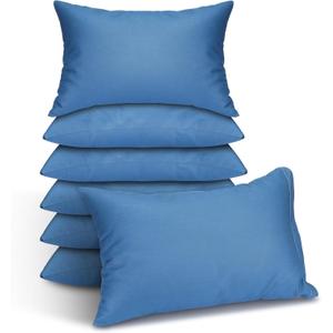 Kigley 6 Pack Mini Kids Pillows Bulk Small Toddler Pillows 14"x9" Children Soft Travel Nap Pillow for Daycare School Nap Time Pet Neck Lumbar