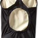 TYR Sport Girls' Solid Diamondback Swim Suit (Black, 24)