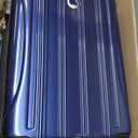 DELSEY PARIS Helium Aero Hardside Expandable Luggage with Spinner Wheels, Blue Cobalt, Carry-On Plus 21 Inch