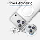 3 x amCase Clear Case for iPhone 17 Pro (6.3") | Compatible with MagSafe Accessories |Camera Cutout | Drop Protection | Ultra-Strong Magnetic | Support Wireless Charging