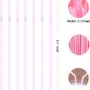 2 x YAOSHENG [200 counts] Pink Straws Flexible Plastic Straws, 0.23 inches x 8.26 inches Disposable Bendy Drinking Straws (pink)