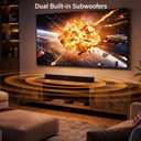 FUNLOGY Sound Bar for Smart TV, 100W 2.1ch Bluetooth 5.0 Soundbar with HDMI ARC, Optical & AUX, Remote Control, for Projector and Gaming, Black